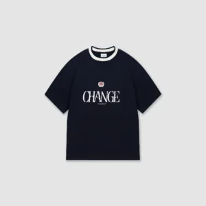 Form Knit Collar Boxy T-Shirt